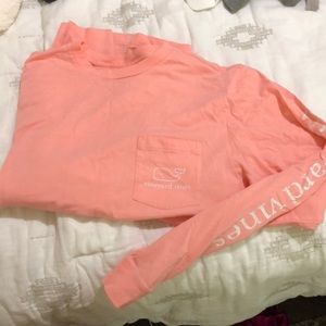 Vineyard vines peach long sleeve